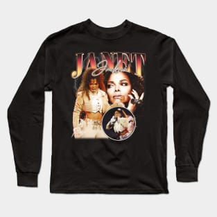 Janet Jackson Vintage Tour Concert Long Sleeve T-Shirt